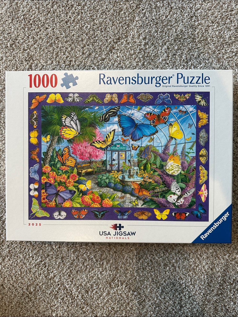 Ravensburger Puzzle ~ 1000 pc ~ The Butterfly Place